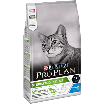 Сухий корм для стерилізованих котів Purina ProPlan, кролик, 10кг